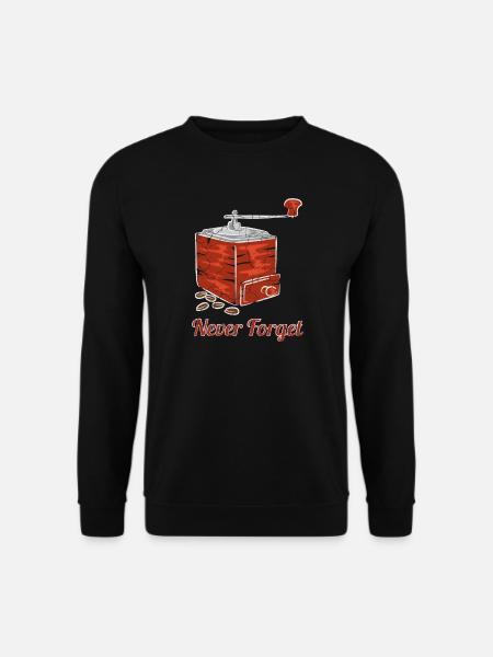Kaffeemühle zum Kaffee mahlen - Unisex Pullover - Schwarz