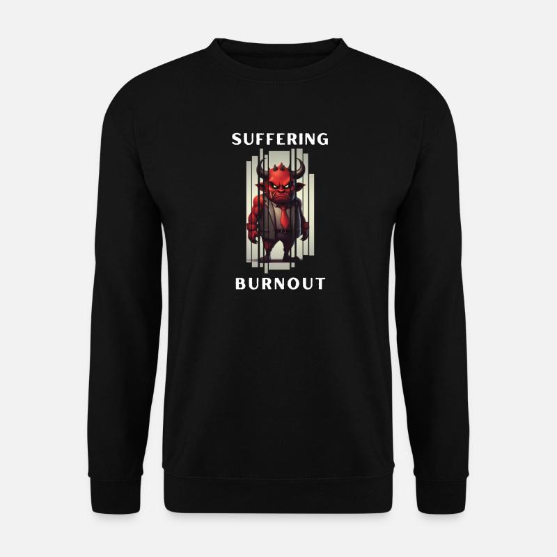 Burnout - Unisex Sweatshirt - black