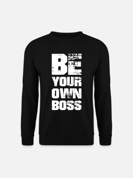 BE YOUR OWN - Unisex Sweatshirt - black