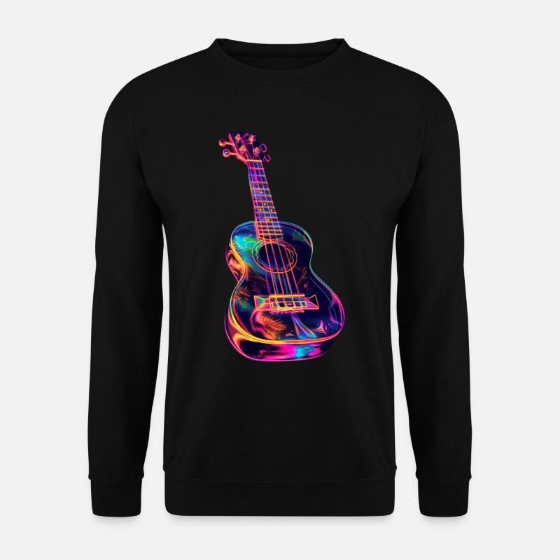 Ukulele - Unisex Pullover - Schwarz