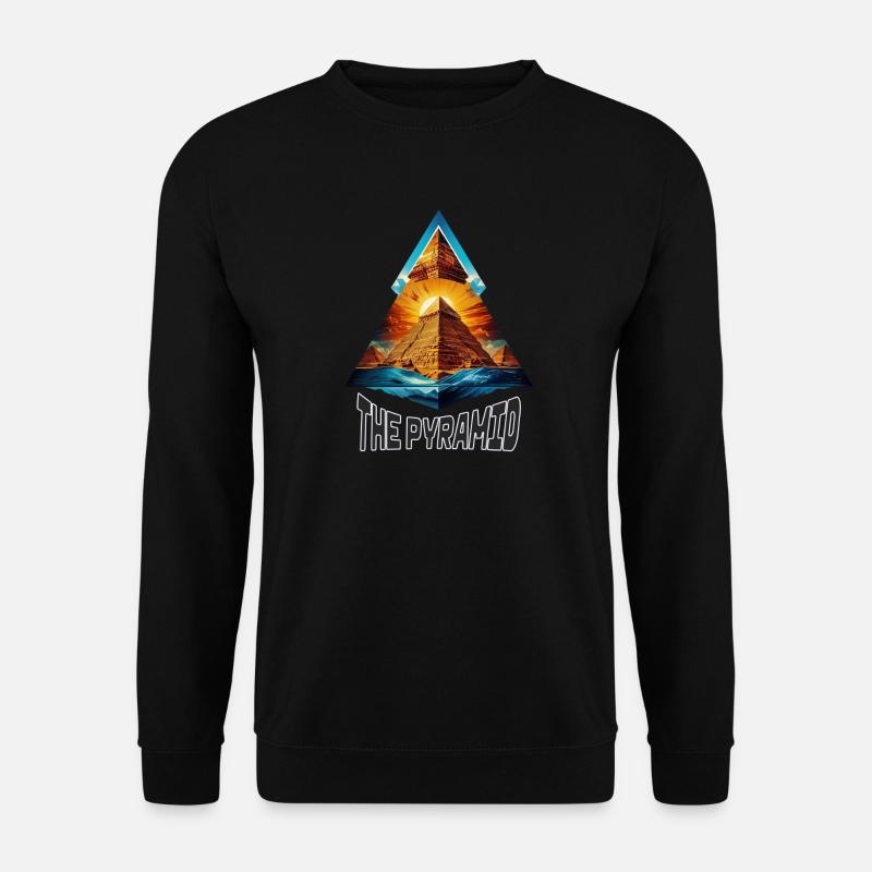 Die Pyramide - Unisex Pullover - Schwarz