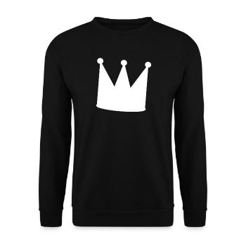 König - Unisex Pullover - Schwarz - Vorne - Alina (178cm) & Michal (187cm)