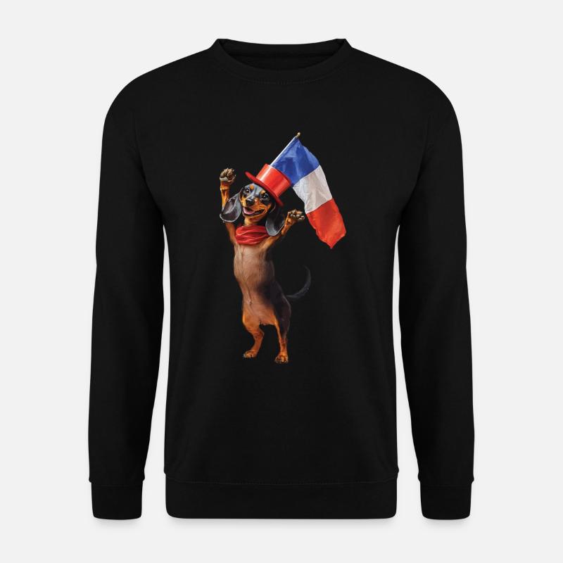 Dackel - Unisex Pullover - Schwarz