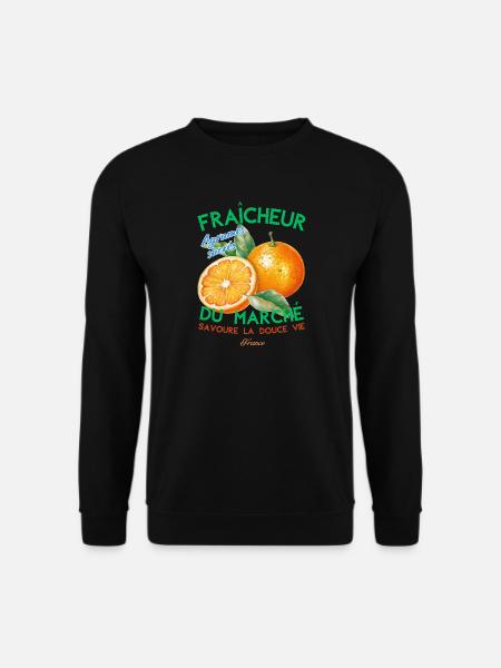 Fraicheur du marché - Unisex Sweatshirt - black