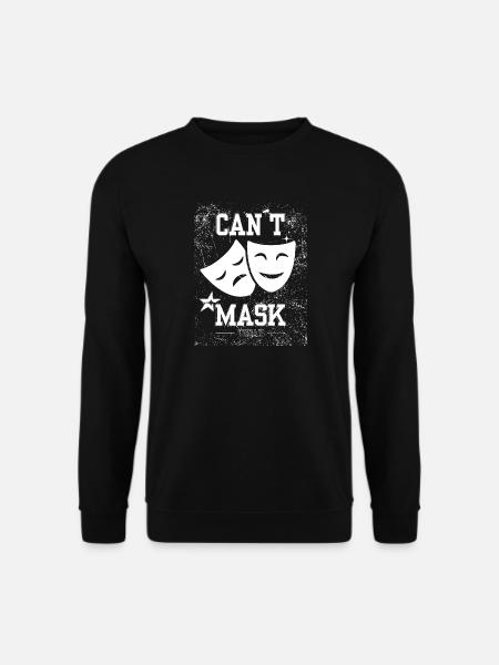 Impossible de masquer aujourd’hui – Drain d’énergie neurodivergente - Sweat-shirt Unisexe - noir