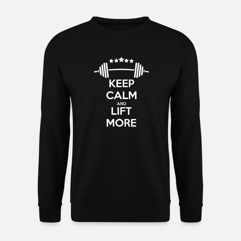 Keep Calm GYM: Strength & Motivation - Unisex Sweatshirt - black