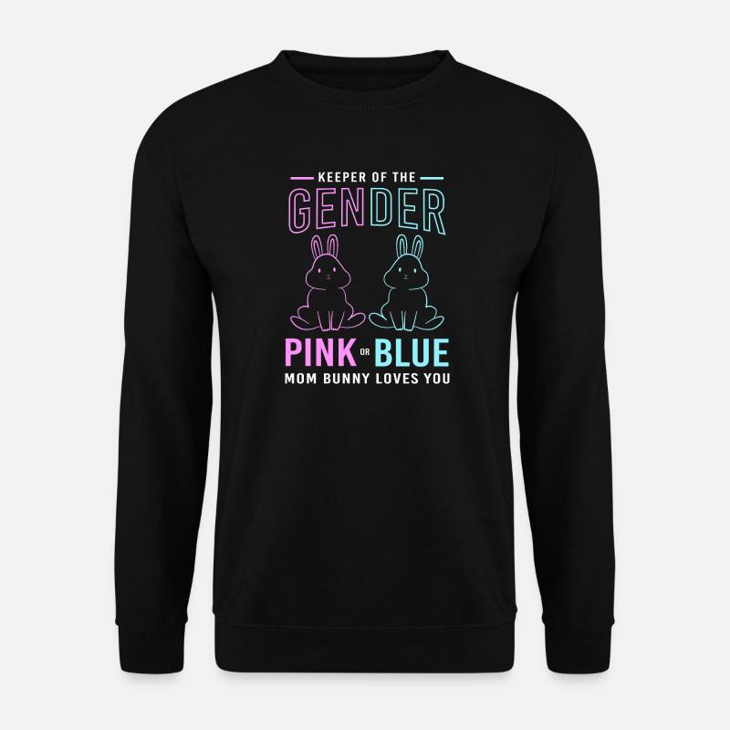 Expectant Mom Easter Gender Reveal - Unisex Sweatshirt - black