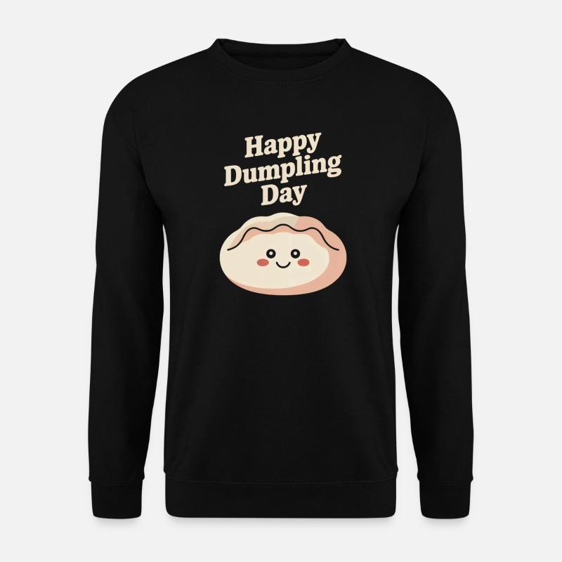 Happy Dumpling Day - Unisex Pullover - Schwarz