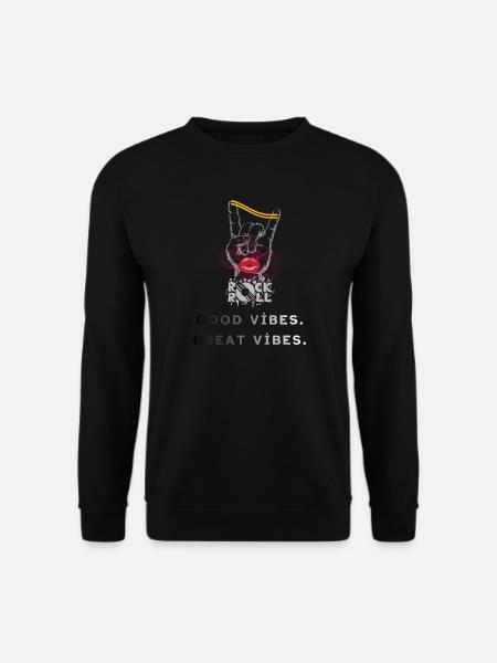 ROCK & ROLL – Urban Music Design - Unisex Sweatshirt - black