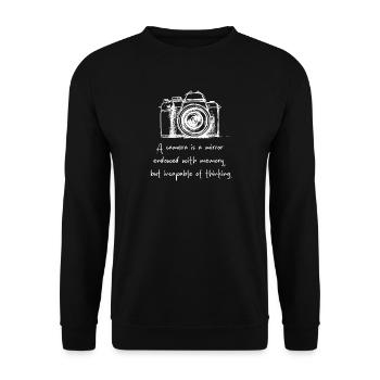 Photography Beyond Techinique - Unisex Sweatshirt - black - Front - Alina (178cm) & Michal (187cm)