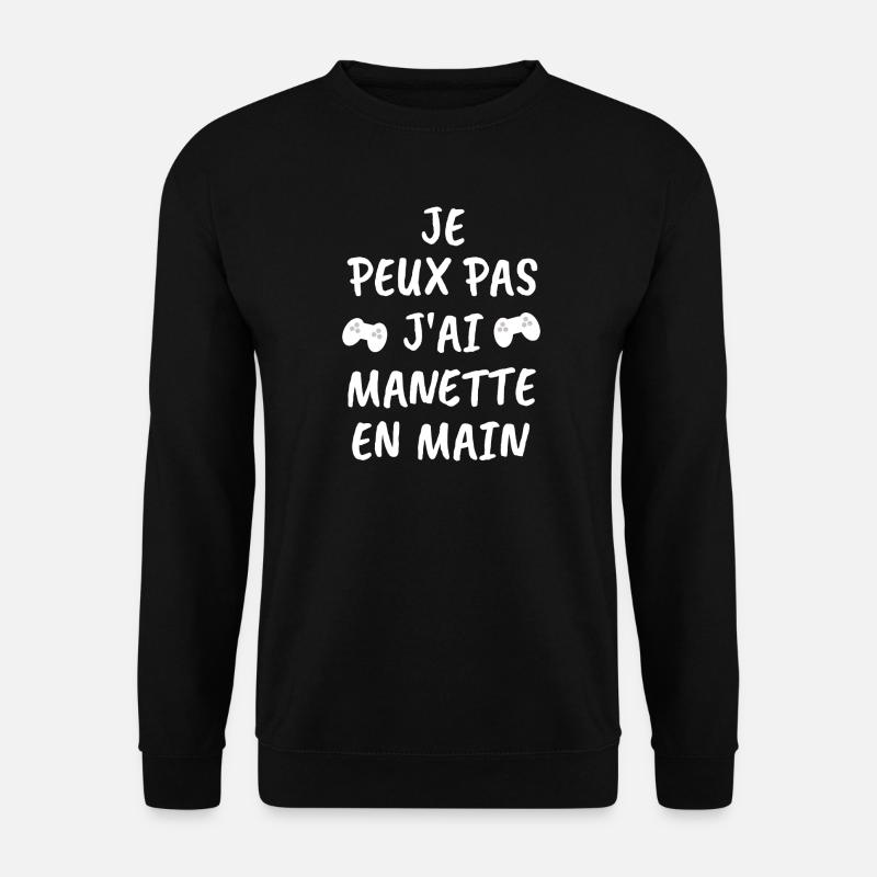 Gamer-Humor-Handpad - Unisex Pullover - Schwarz