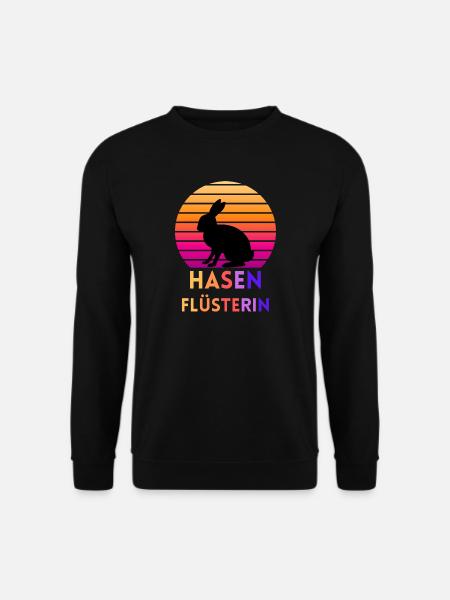 Bunny Whisperer - Unisex Sweatshirt - black