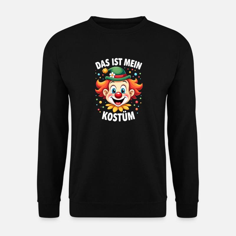 Carnival Clown Costume Carnival Carnival - Unisex Sweatshirt - black