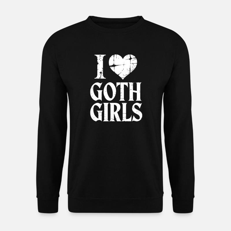 I Heart Goth Girls - Unisex Sweatshirt - black