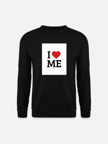I Love Me Heart – Self-Love - Unisex Sweatshirt - black