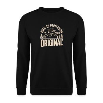 July 1983 – Legend of the Peaks and Mountains - Unisex Sweatshirt - black - Front - Alina (178cm) & Michal (187cm)