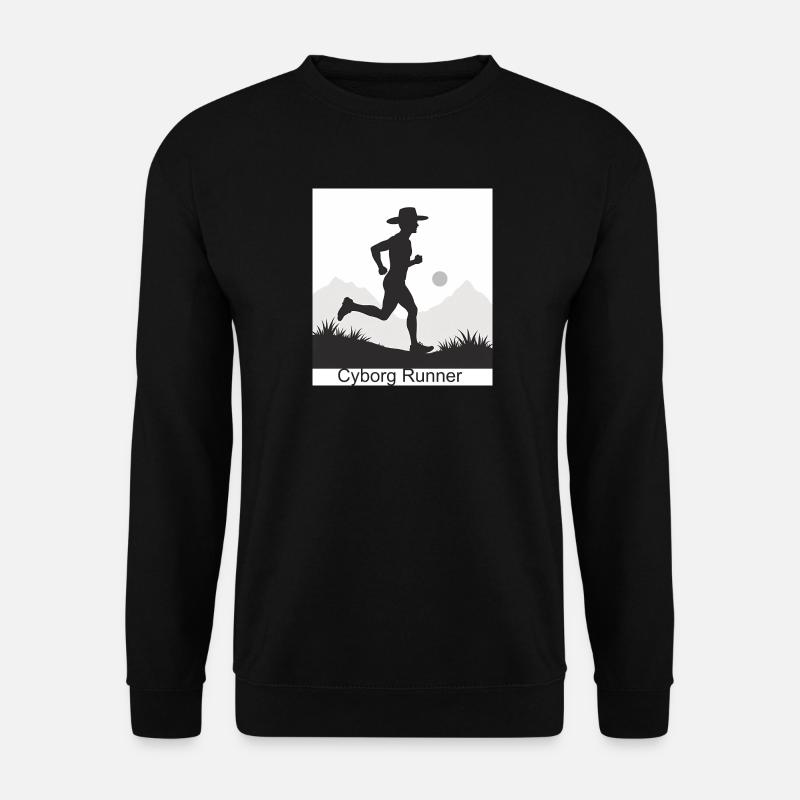 Cyborg Runner - Unisex Sweatshirt - black