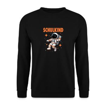 Schulkind 2026 Einschulung 2026 Schulanfang - Unisex Pullover - Schwarz - Vorne - Alina (178cm) & Michal (187cm)