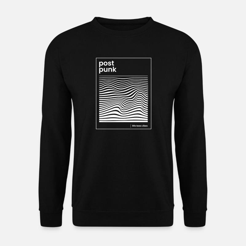 Affiche de motifs post-punk wave - Sweat-shirt Unisexe - noir