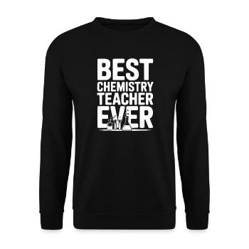 Meilleur professeur de chimie de tous les temps - Sweat-shirt Unisexe - noir - Devant - Alina (178cm) & Michal (187cm)
