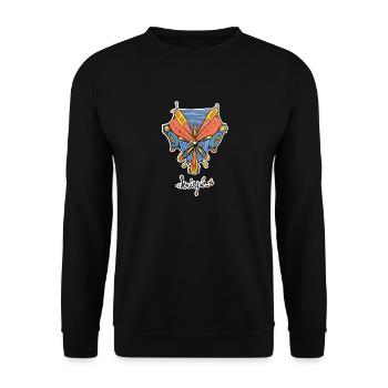 Cosmic Adventurer - Sweat-shirt Unisexe - noir - Devant - Alina (178cm) & Michal (187cm)