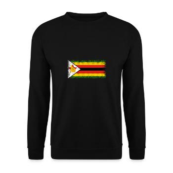 Zimbabwe - Sweat-shirt Unisexe - noir - Devant - Alina (178cm) & Michal (187cm)