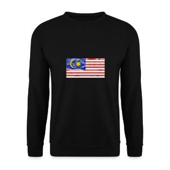 Malaisie - Sweat-shirt Unisexe - noir - Devant - Alina (178cm) & Michal (187cm)