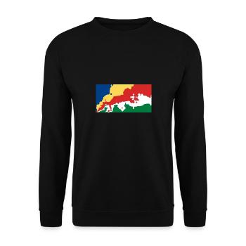 Seychellen - Unisex Pullover - Schwarz - Vorne - Alina (178cm) & Michal (187cm)