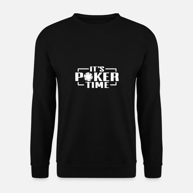 Son temps de poker - Sweat-shirt Unisexe - noir