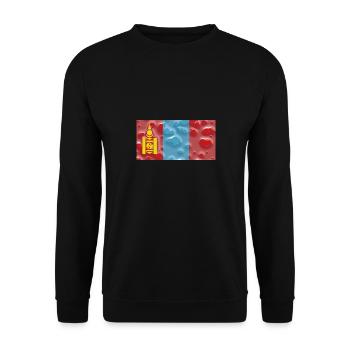 Mongolie - Sweat-shirt Unisexe - noir - Devant - Alina (178cm) & Michal (187cm)