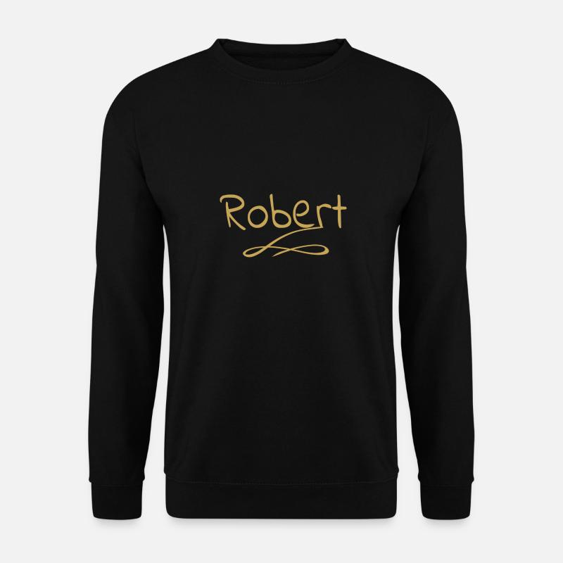 robert - Unisex Pullover - Schwarz