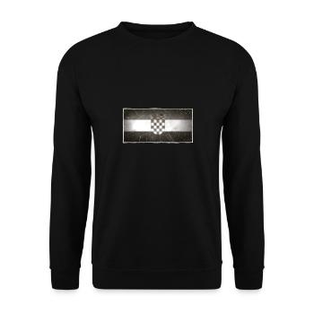 Croatie (Hrvatska) - Sweat-shirt Unisexe - noir - Devant - Alina (178cm) & Michal (187cm)