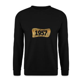 1957 - Unisex Sweatshirt - black - Front - Alina (178cm) & Michal (187cm)