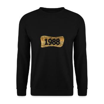 Lingots d’or 1988 - Sweat-shirt Unisexe - noir - Devant - Alina (178cm) & Michal (187cm)
