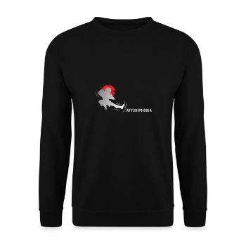 Atychiphobie - kick it - Sweat-shirt Unisexe - noir - Devant - Alina (178cm) & Michal (187cm)