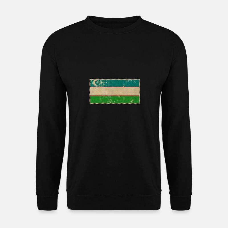 Usbekistan - Unisex Pullover - Schwarz