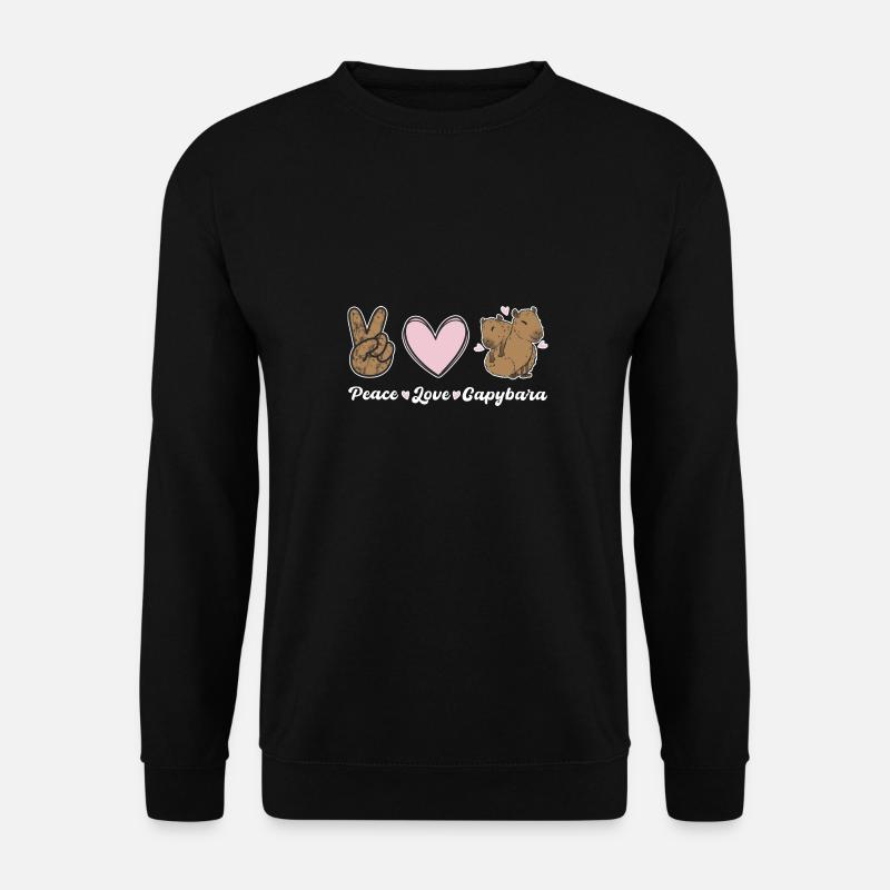 Capybara rodent - Unisex Sweatshirt - black