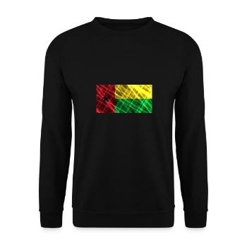 Gift for Bissau - Unisex Sweatshirt - black - Front - Alina (178cm) & Michal (187cm)