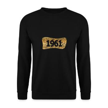 Goldbarrren 1961 - Sweat-shirt Unisexe - noir - Devant - Alina (178cm) & Michal (187cm)