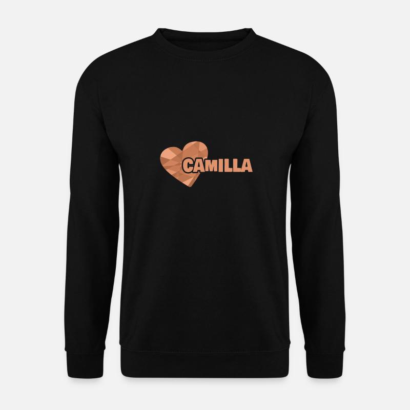First name Camilla - Unisex Sweatshirt - black
