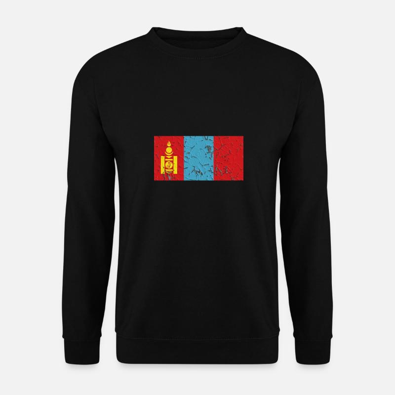 Mongolei Mongolei - Unisex Pullover - Schwarz