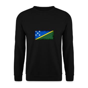 Solomon Islands - Unisex Sweatshirt - black - Front - Alina (178cm) & Michal (187cm)