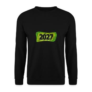 Kratzer 2027 - Unisex Pullover - Schwarz - Vorne - Alina (178cm) & Michal (187cm)