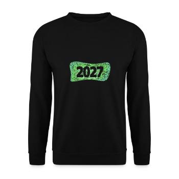 Kratzer 2027 - Unisex Pullover - Schwarz - Vorne - Alina (178cm) & Michal (187cm)