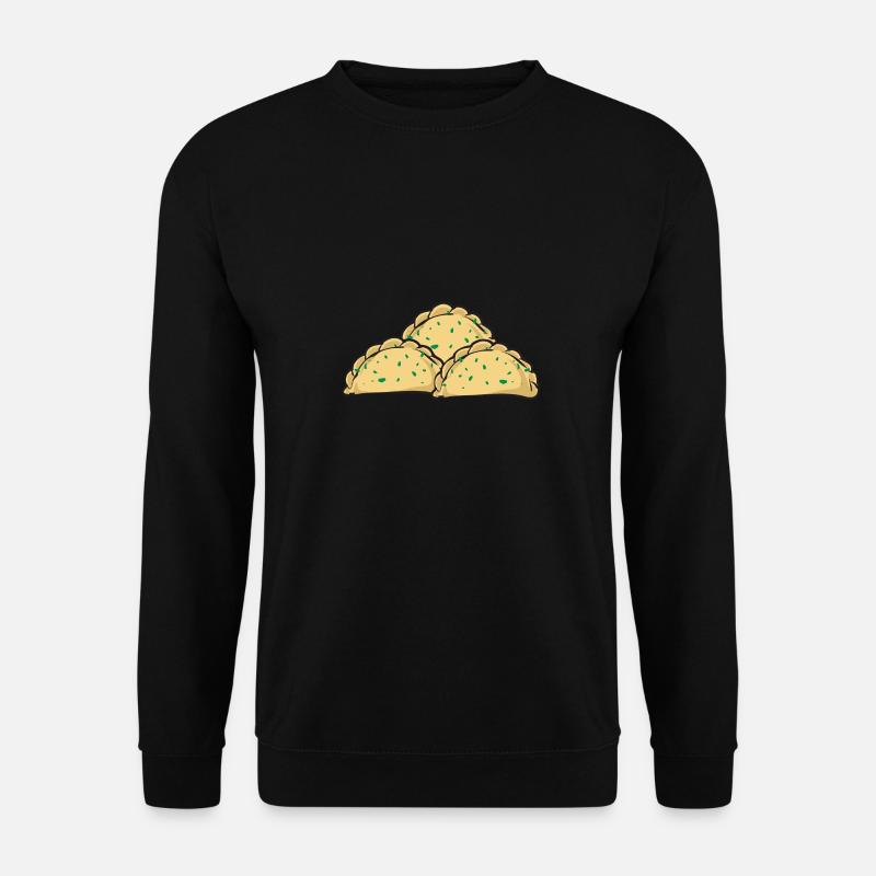 Polnisches Essen Pierogi - Unisex Pullover - Schwarz