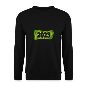 2023 - Unisex Pullover - Schwarz - Vorne - Alina (178cm) & Michal (187cm)