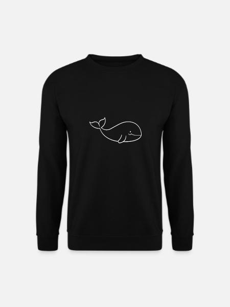 Baby-Wal - Unisex Pullover - Schwarz