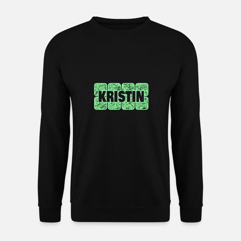 First name Kristin - Unisex Sweatshirt - black