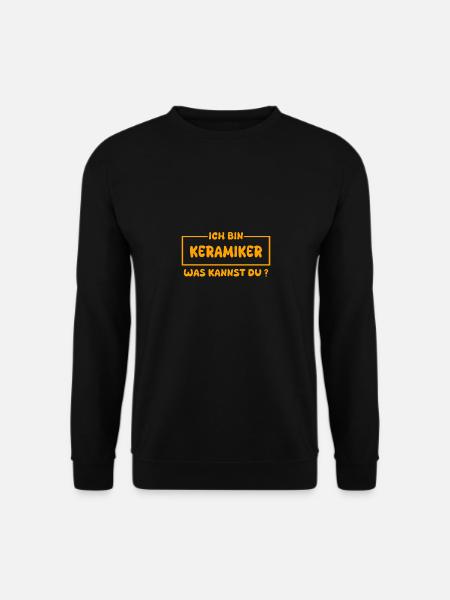 Ceramist as a profession - Unisex Sweatshirt - black