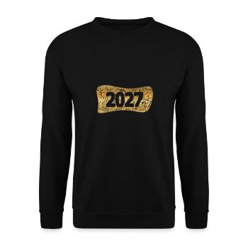2027 - Unisex Sweatshirt - black - Front - Alina (178cm) & Michal (187cm)